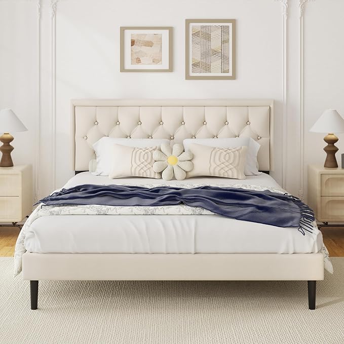 King Size Platform Bed Frame by CXVXbedframe