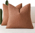Foindtower Set of 2, Decorative Textured Boucle Throw Pillow Covers Accent by Foindtower