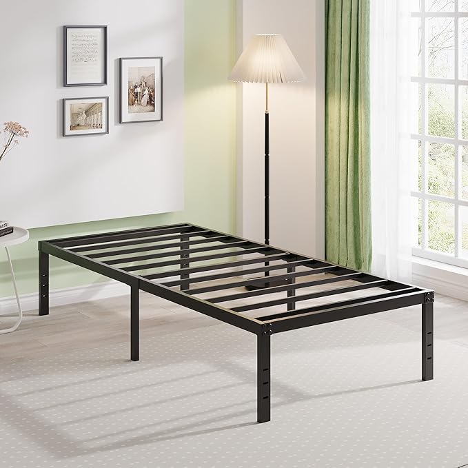 EMODA 18 Inch Twin XL Bed Frames No Box Spring Needed, Heavy Duty XL Twin Metal - Image 8