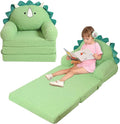 Foldable Kids Sofa, Triceratops Toddler Couch by MOMCAYWEX