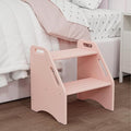 AMBIRD Wooden Kids Step Stool, 15.75'' H Potty Training Toddler 300 lbs Capacity by AMBIRD