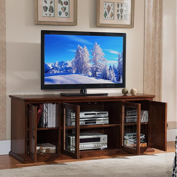 Leick Home 80360 Leaded Glass TV Stand - Image 5