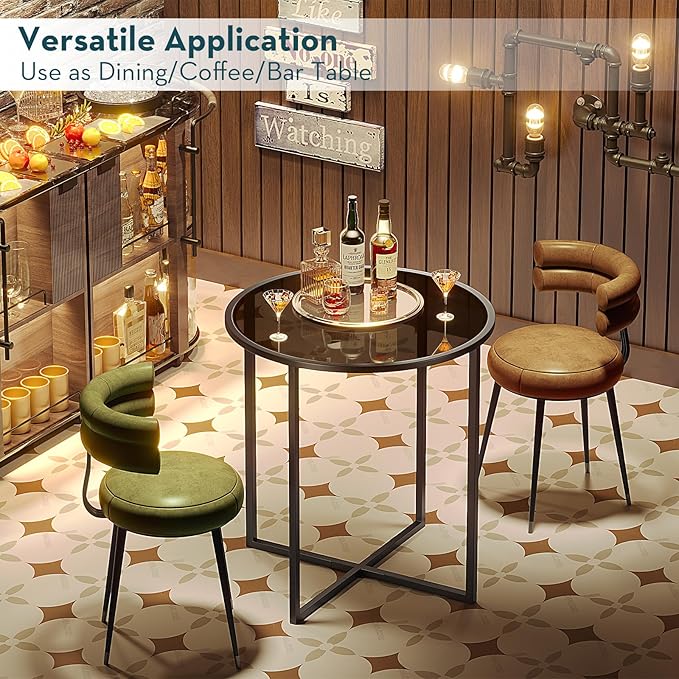 SAYGOER Small Round Dining Table - Image 7