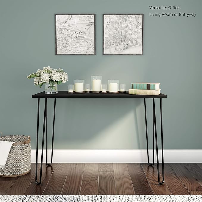 Lavish Home Desk with Hairpin Legs - Image 4