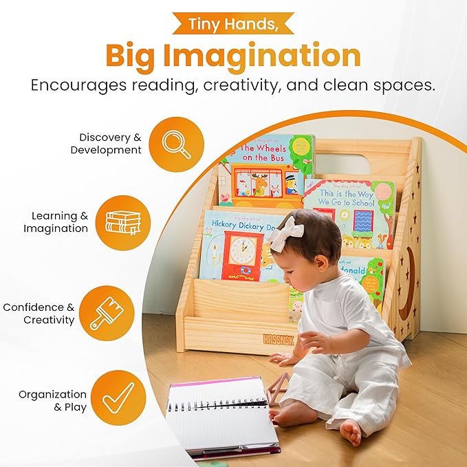 Baby Bookshelf for Toddlers Ages 1-3 - Image 7