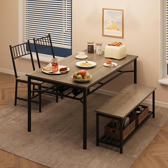Dining Table Set for 4, Kitchen Table for 4 - Image 3