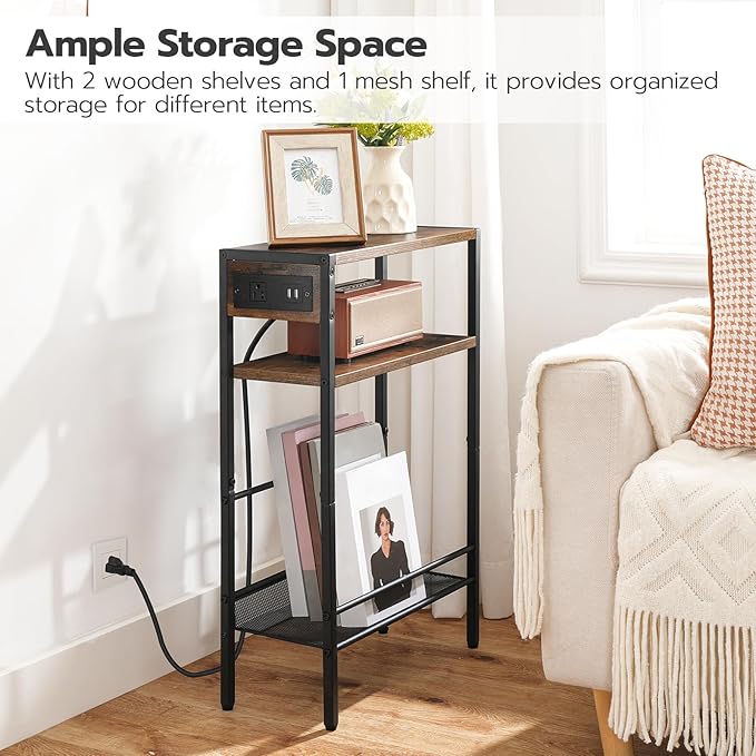 HOOBRO Small Narrow Side Table - Image 6