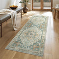 GENIMO 2x10 Runner Rugs for Hallway, Machine Washable Non Slip Vintage Rugs by GENIMO