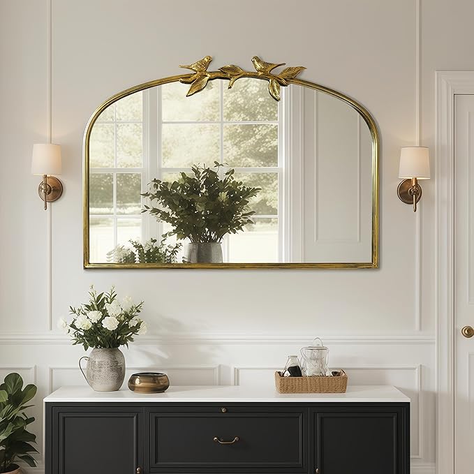 Gold Vintage Mirror by Oujchenghome