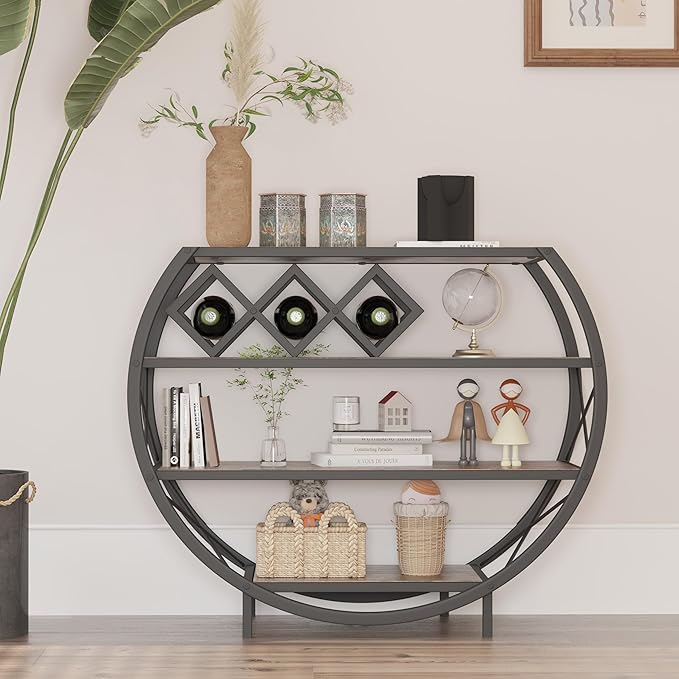 Demilune Console Table Industrial Entryway Table by APEPRO