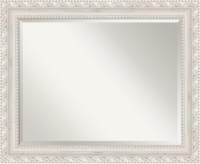 Amanti Art White Bathroom Mirror by AmantiArt