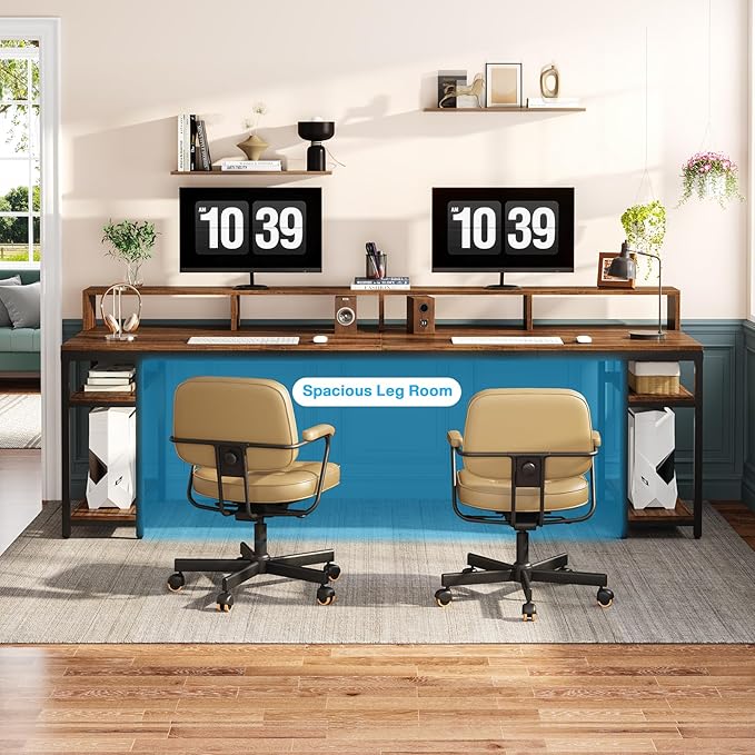 Tribesigns Two Person Desk - Image 8