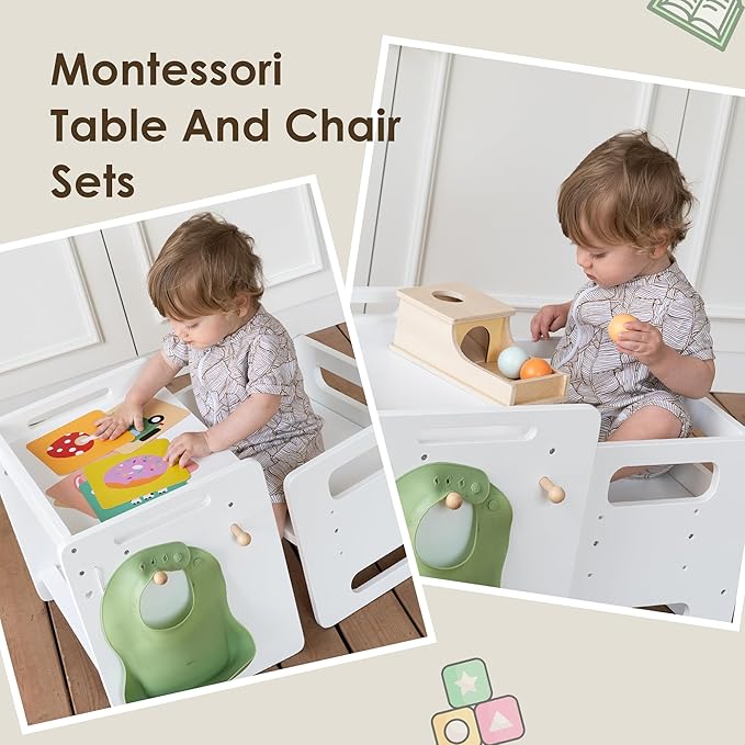Montessori Weaning Table and Chair Set - Image 6