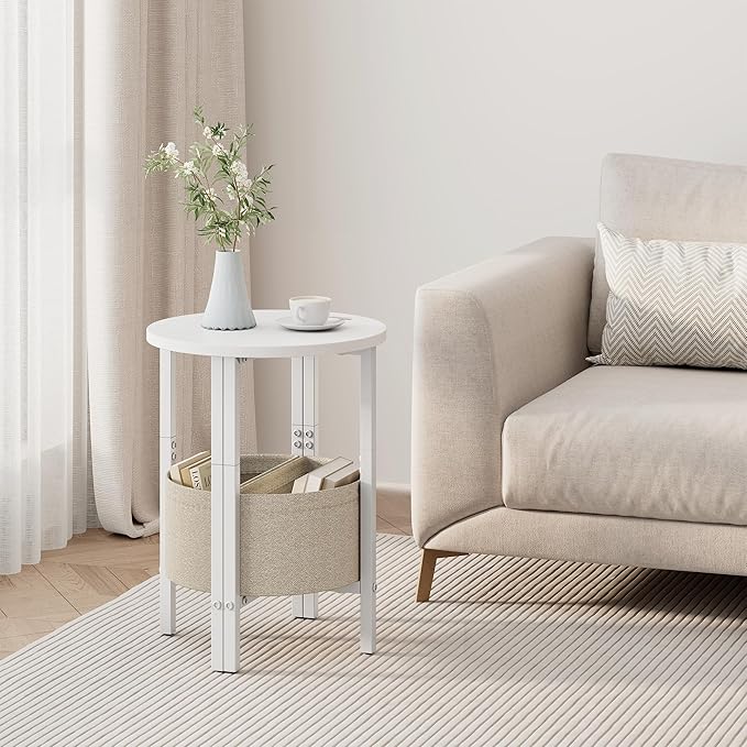 VAGUSICC Small Round Side Table End Table - Image 8