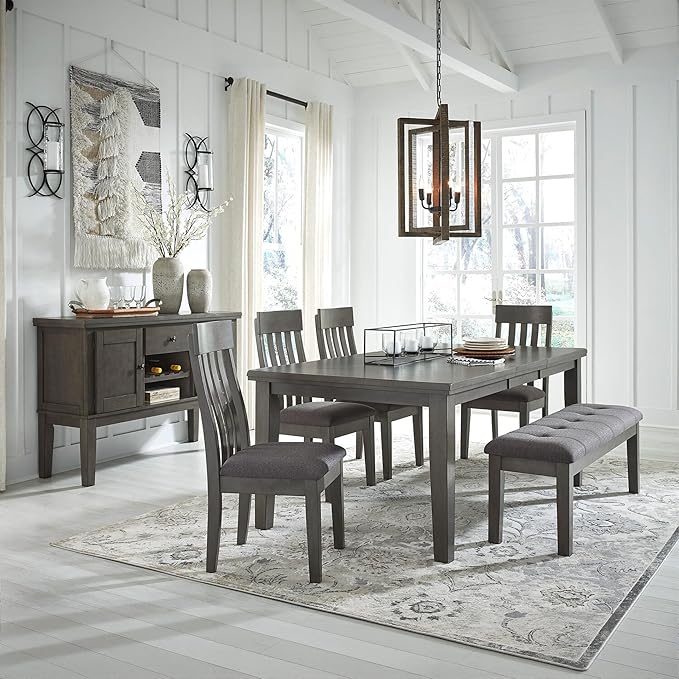 Signature Design by Ashley Hallanden Modern Slat Back 18.63" Dining Room Chair - Image 8