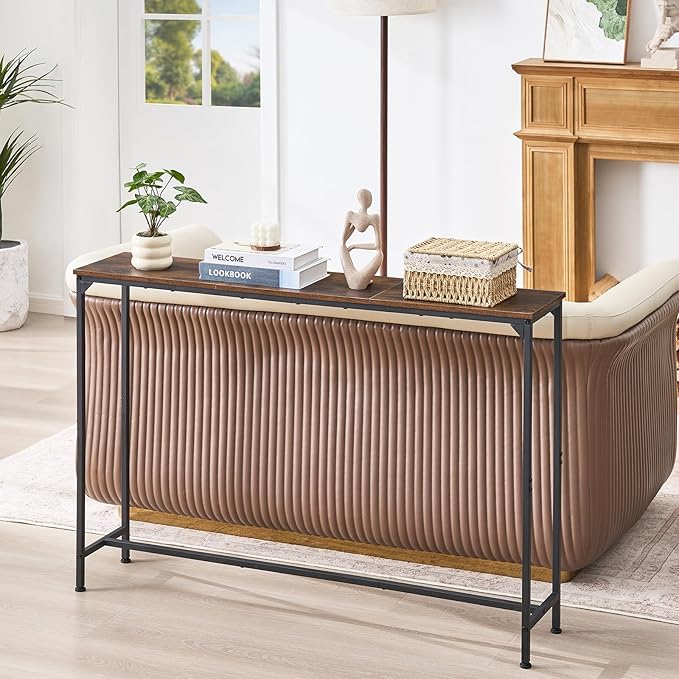 Console Table, Narrow Entryway Table, Thin Sofa Table, Behind Couch Table - Image 8