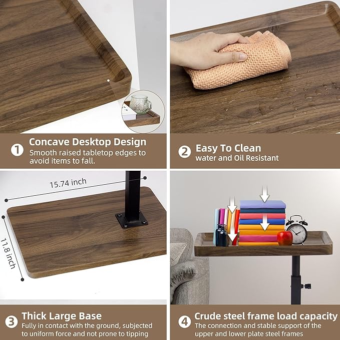Aoligrace Adjustable Height Side Table - Image 7