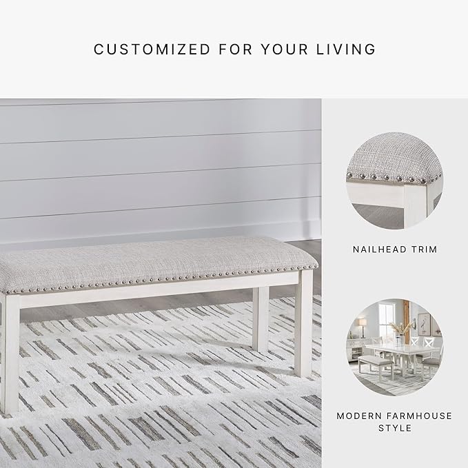 Signature Design by Ashley Robbinsdale Large Upholstered 48" W Dining Bench - Image 7