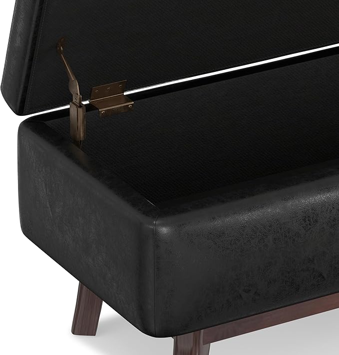 SIMPLIHOME Owen 36 inch Wide Mid Century Modern Small Rectangular Storage - Image 10