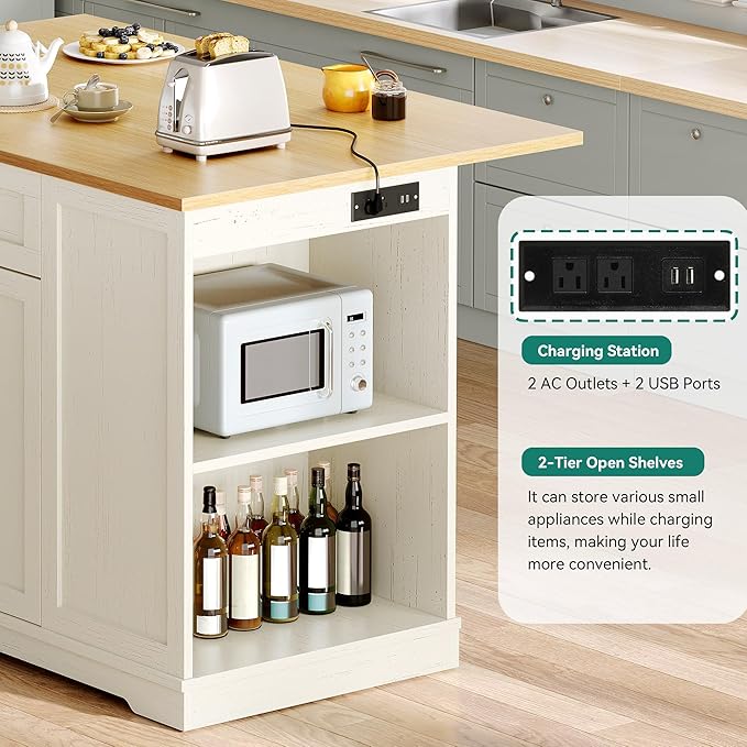 YITAHOME 50" Kitchen Island - Image 7