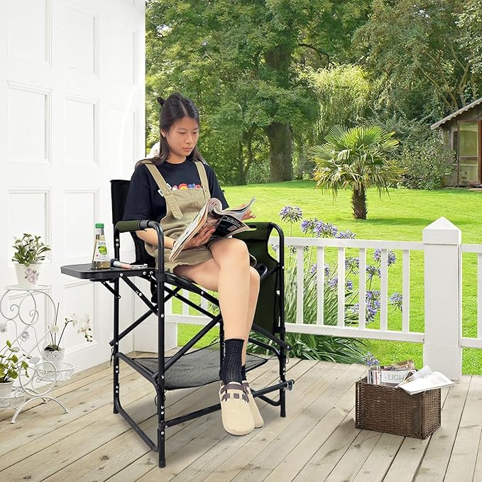 Tall Folding Directors Chair - Image 2