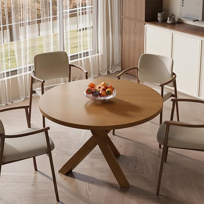 Acanva 47" Small Round Dining Table - Image 4