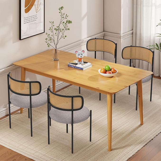 Mid Century Modern Dining Chairs Set of 2 - Image 4