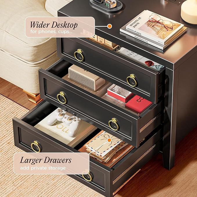 Huuger 23.6 Inch Night Stand - Image 4