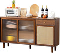 Welnow Buffet Cabinet, Bamboo Sideboard by LifeGetsBetterWithWelnow
