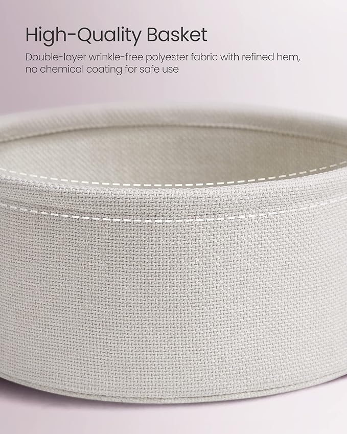 VASAGLE Small Round Side End Table, Modern Nightstand - Image 6