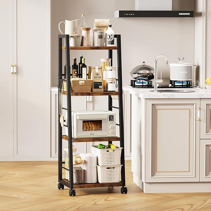 4 Tier Kitchen Storage Cart - Image 4