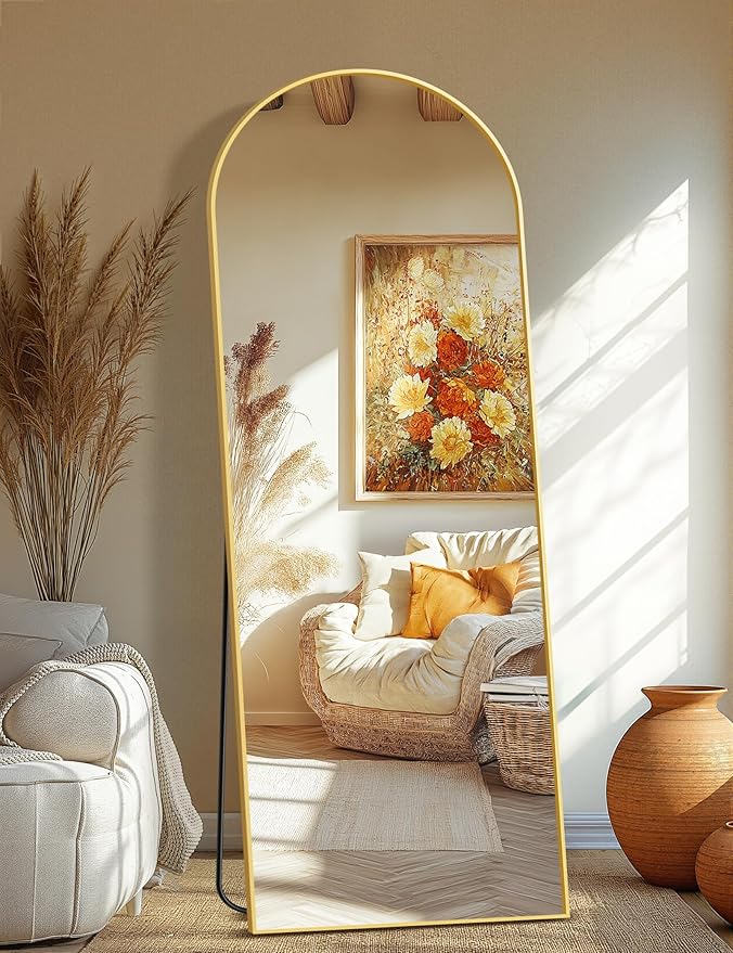 Full Length Arched Mirror, Living Room, Dressing Room by TRAHOME