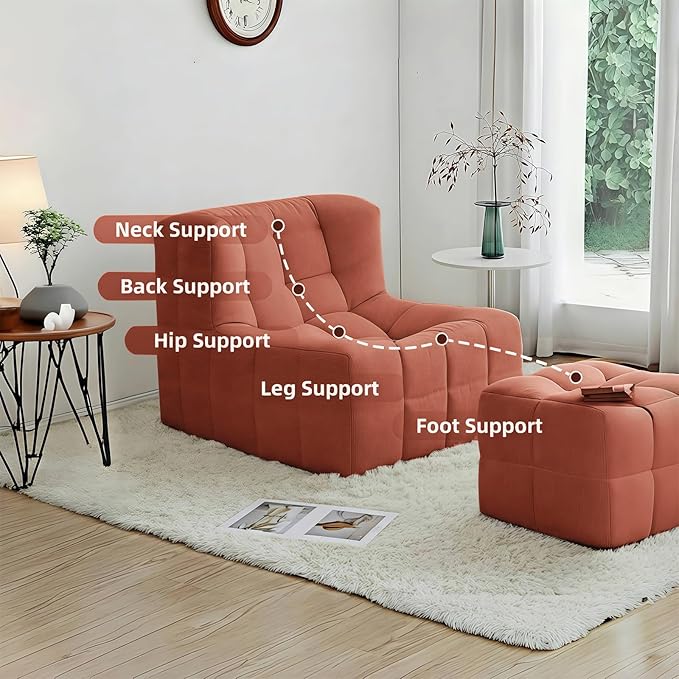 Bean Bag Chair - Memory Foam Bean Bag Chair - Image 4