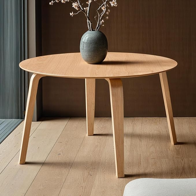 Acanva 47" Small Round Dining Table by acanva
