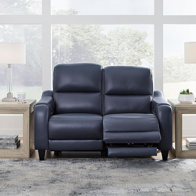 Signature Design by Ashley Mercomatic Contemporary Leather Match Wall Hugger - Image 2