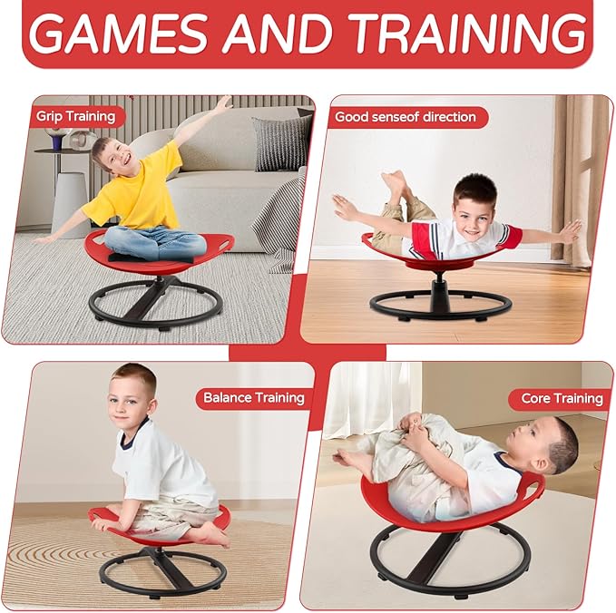 Sensory Spinning Chair for Kids, Sensory Swivel Chair - Image 5