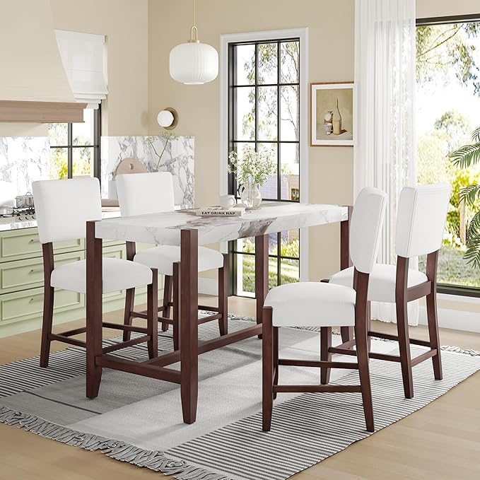 Ball & Cast 5-Piece Dining Table Set - Image 2