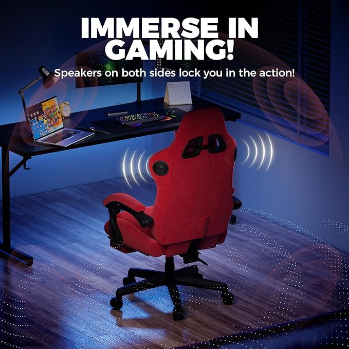GTPLAYER ACE-PRO Music Gaming Chairs – Built-in Speakers, App Support & - Image 4