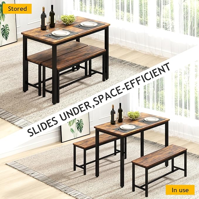 Rovibek Dining Table Set for 4 - Image 3