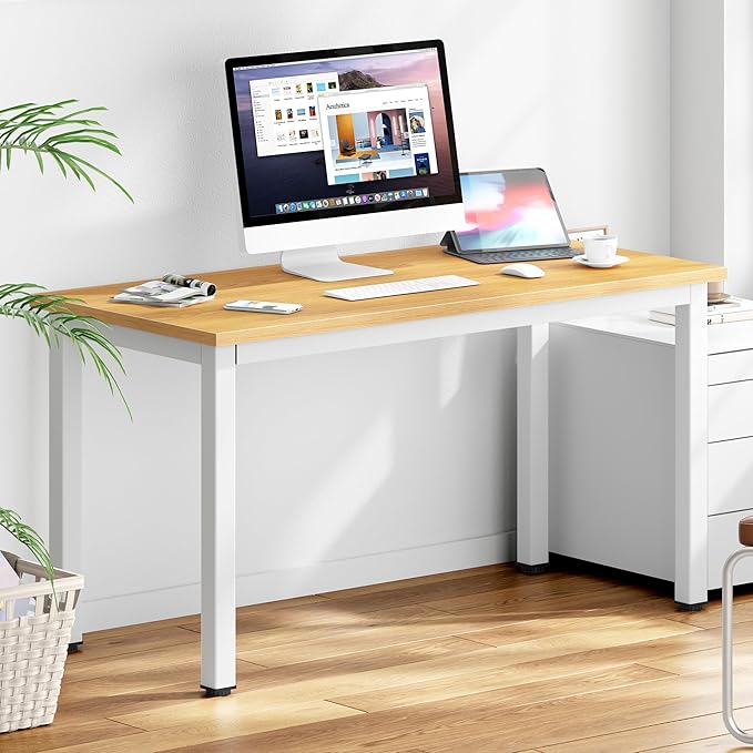 DlandHome 47 inches Medium Computer Desk, Composite Wood Board, Decent and - Image 7