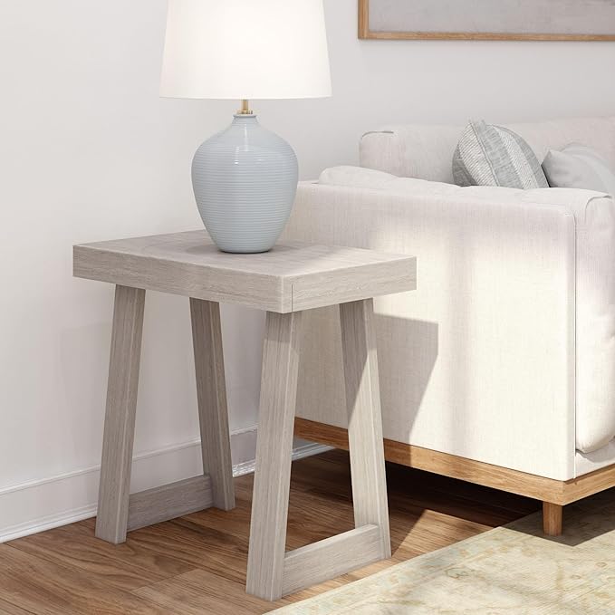 Plank+Beam Classic Rectangular Side Table, Slim Side Table by PlankBeam