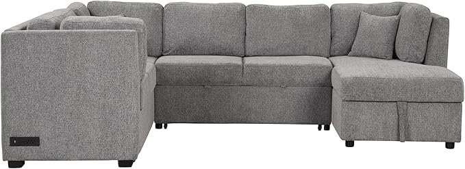 Ball & Cast 108.6" Sleeper Sectional Pull Out Sofa - Image 3