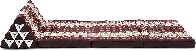 Leewadee 3-Fold Mat XXL with Triangle Cushion – Firm TV Pillow, Foldable - Image 8
