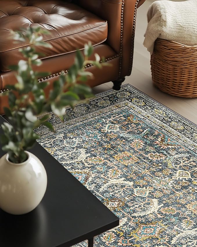 5X7 Area Rugs Machine Washable Rugs - Image 4