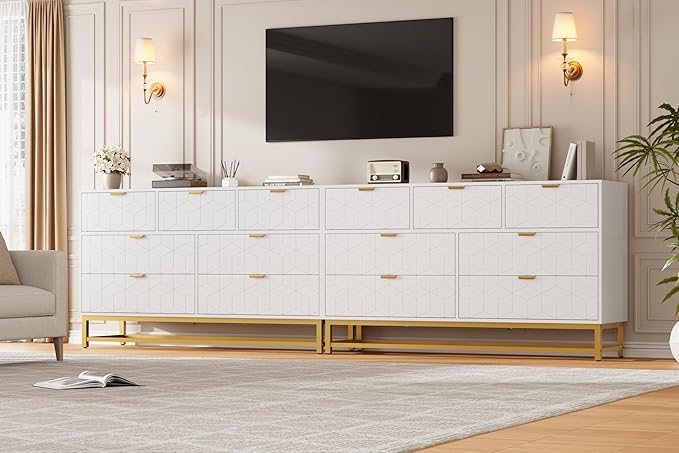 Dresser for Bedroom, 53.5" Wide Dresser Organizer, 7 Drawer - Image 3
