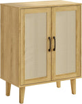 Rattan Decorated Buffet Cabinet by Kopuity