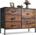 WLIVE Dresser for Bedroom with 5 Drawers, Wide Chest of Drawers for Bedroom by WLIVE