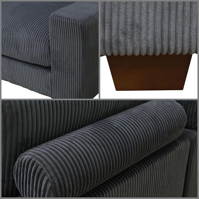 Sectional Couches for Living Room, Stylish Sectional Loveseat Sofa - Image 5