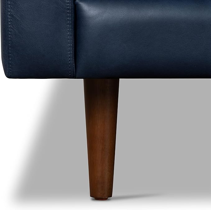 POLY & BARK Napa Furniture, Right Facing Sectional Sofa, Midnight Blue - Image 8