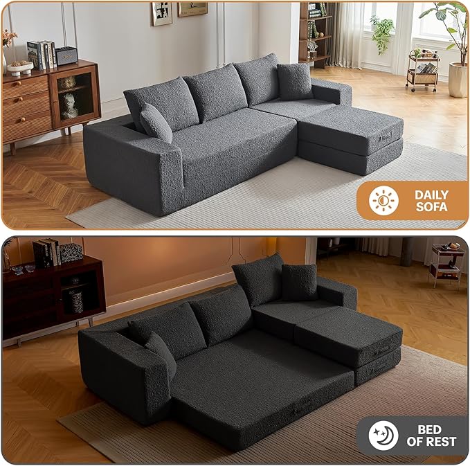 108" Modular Sectional Cloud Sofa - Image 6